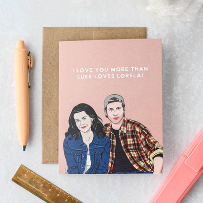 Luke Loves Lorelai Pop Culture Card