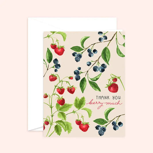 Berry Thanks Card