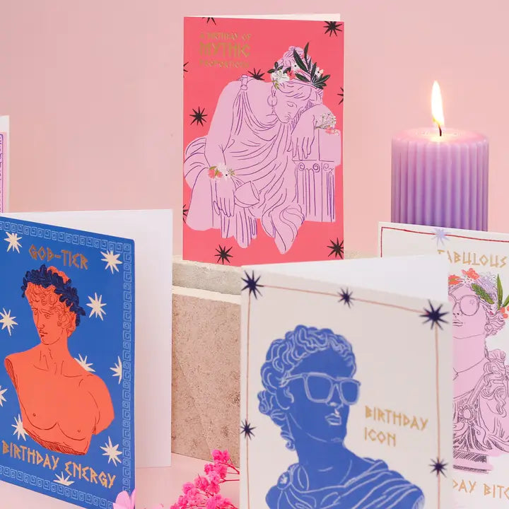Mythic Proportions Birthday Card