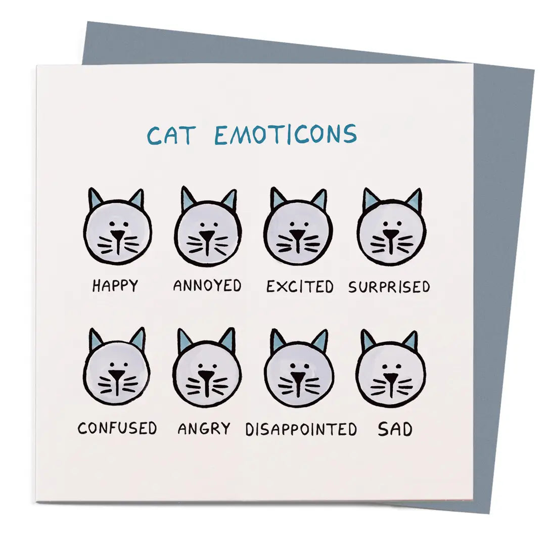 Cat Emoticons Card