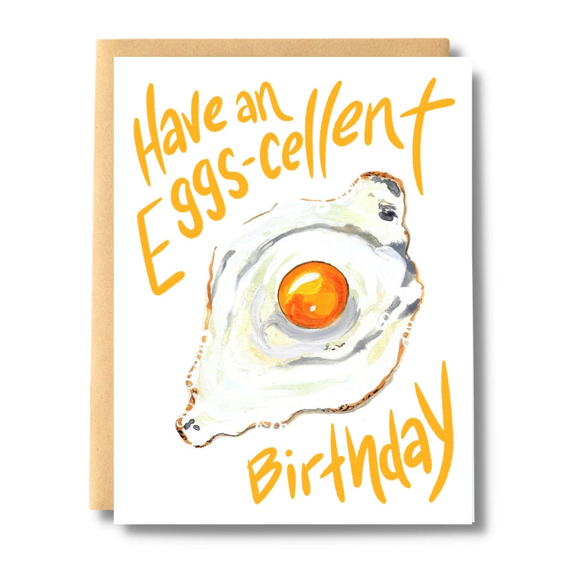 Egg-Cellent Birthday Card