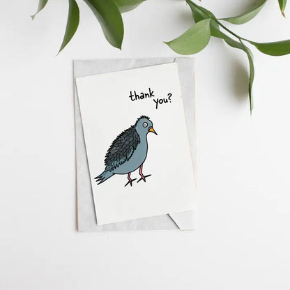 Thank You Pigeon Card