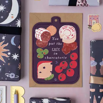 Cute in Charcuterie Board Card