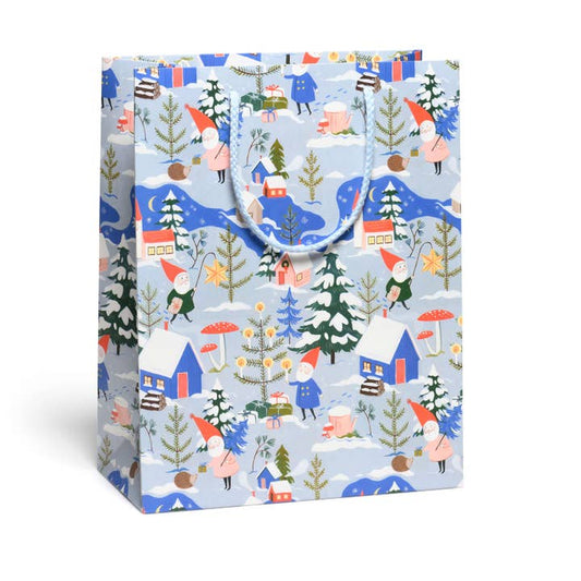 Holiday Gnomes Large Gift Bag