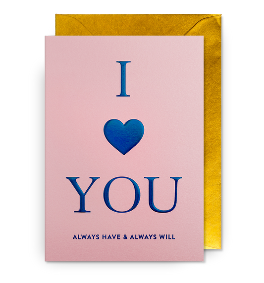 I Love You Card