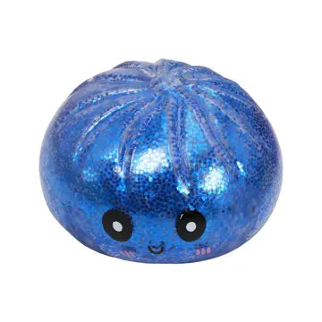 Metallic Glitter Bao Bun Dumpling Squishy Toy