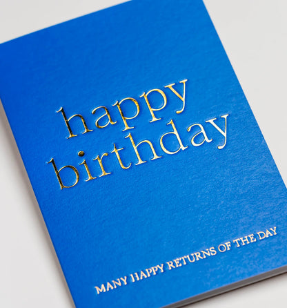 Many Happy Returns Card