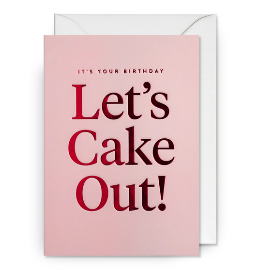 Lets Cake Out Card