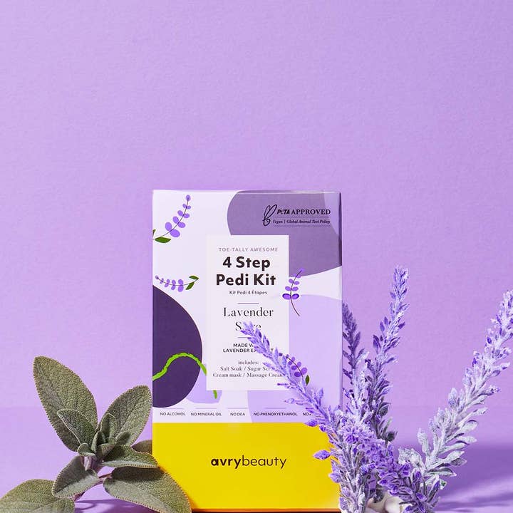 4 Step Pedi Kit - Lavender Sage