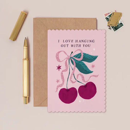 Love Hanging Out Cherries Card
