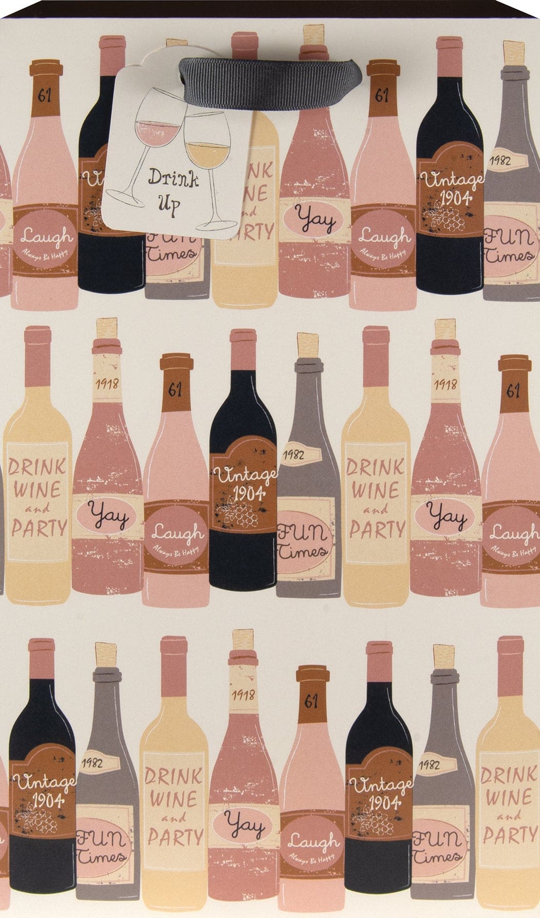 Drink Up Bottle Gift Bag Double Bottle