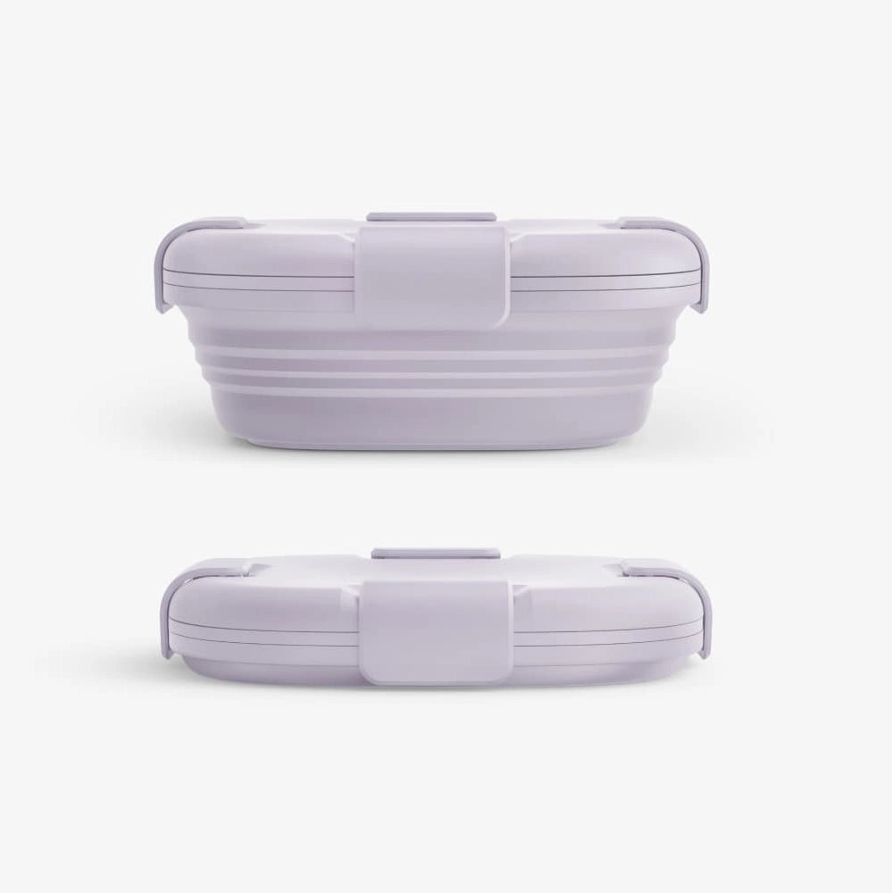 24 oz Collapsible Food Storage Box - Collapsed Packaging