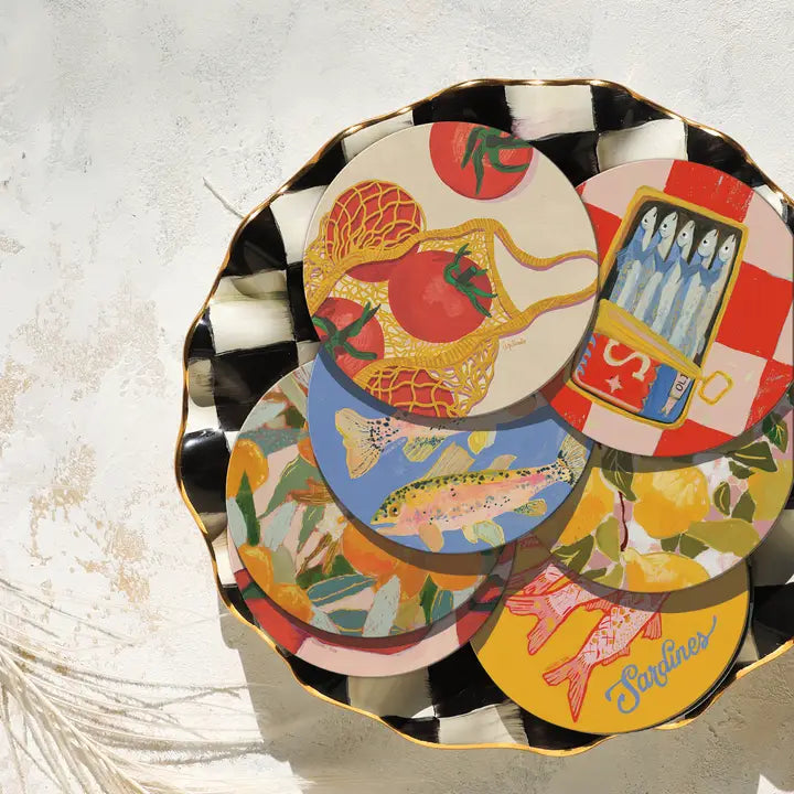 Market Tomatoes Seedlings Coaster