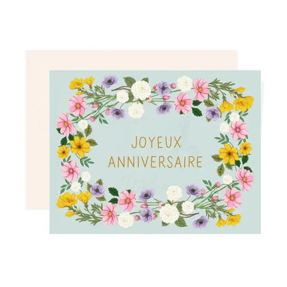 Blooming Anniversaire Card