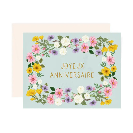 Blooming Anniversaire Card