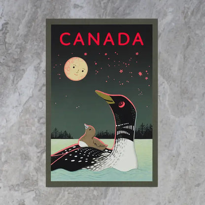 Loon of Canada Postcard