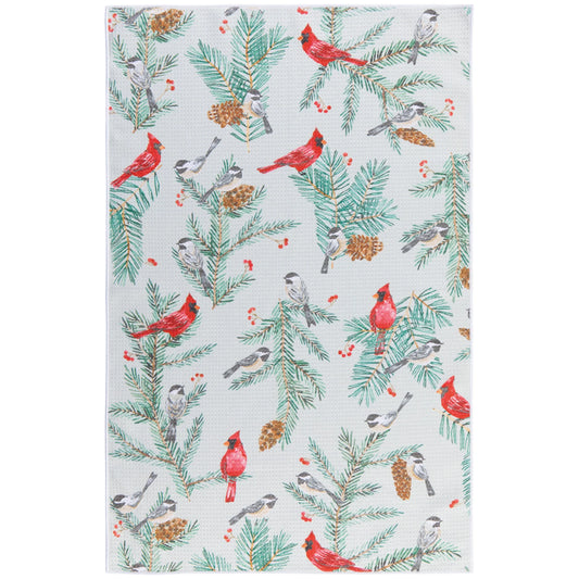 Birds & Boughs Recycled Microfibre Dishtowel