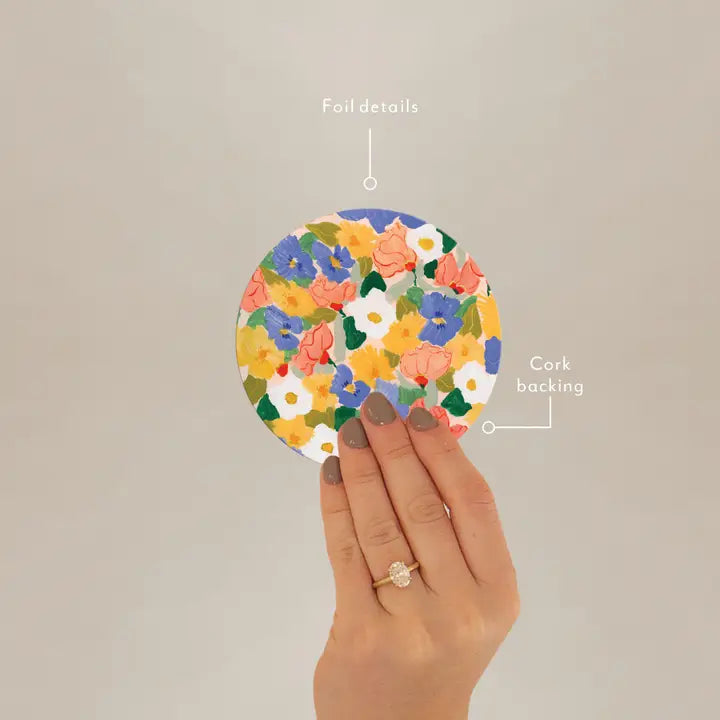 Flower Power Seedlings Coaster