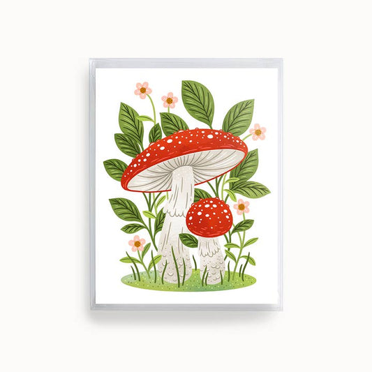 Fly Agaric Mushrooms Boxed Card