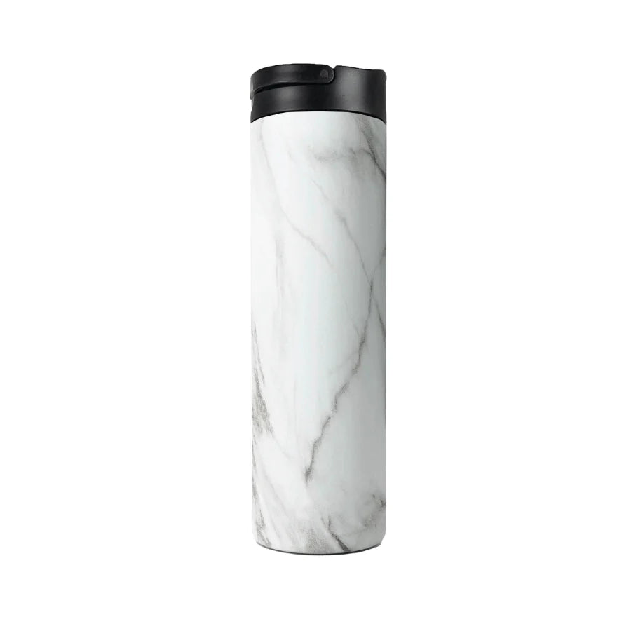 White Marble Iconic Water Bottle