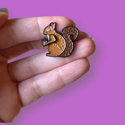 @25 Archie The Squirrel Enamel Pin