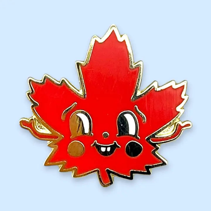@8 Canada Maple Leaf Red Enamel Pin