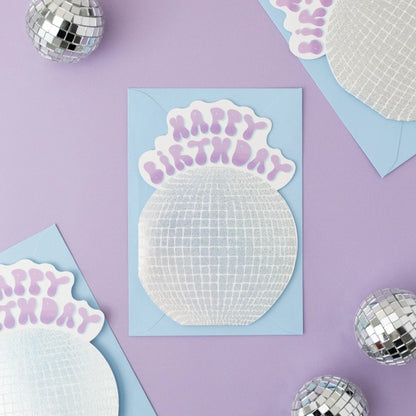 Disco Ball Birthday Card