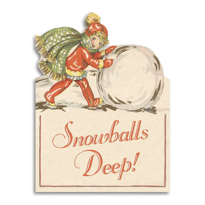 Snowballs Deep Dirty Christmas Card