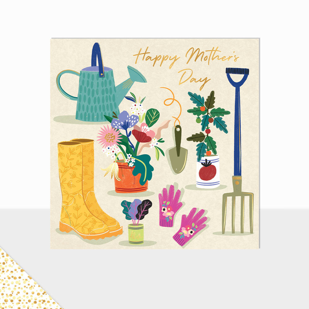 Happy Mothers Day Gardening Card