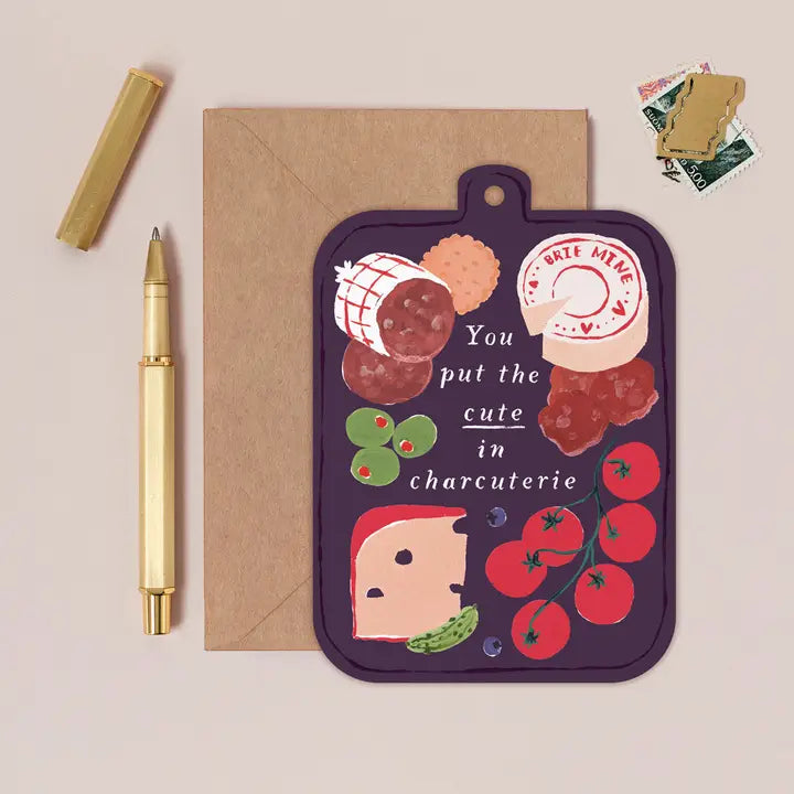 Cute in Charcuterie Board Card