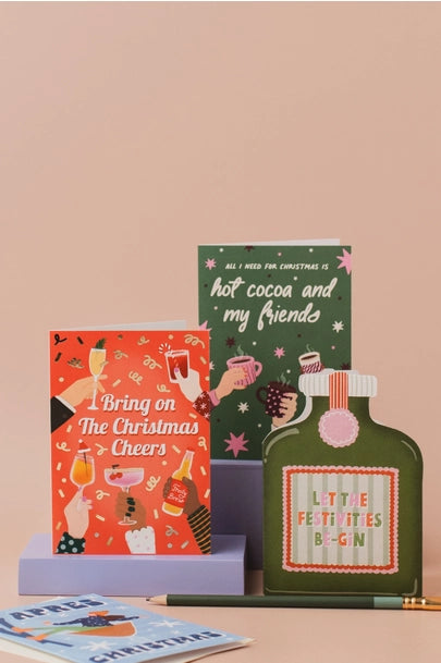 Festivities Be-Gin Holiday Card