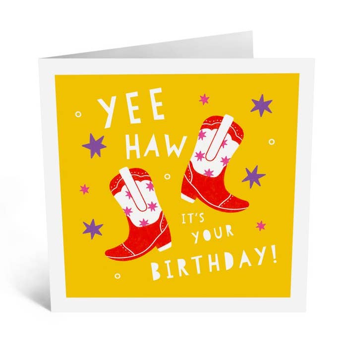 Yeehaw It's Your Birthday Card