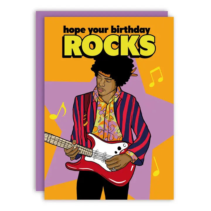 Hope Your Birthday Rocks Greeting Card