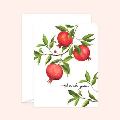 Pomegranate Thank You Card