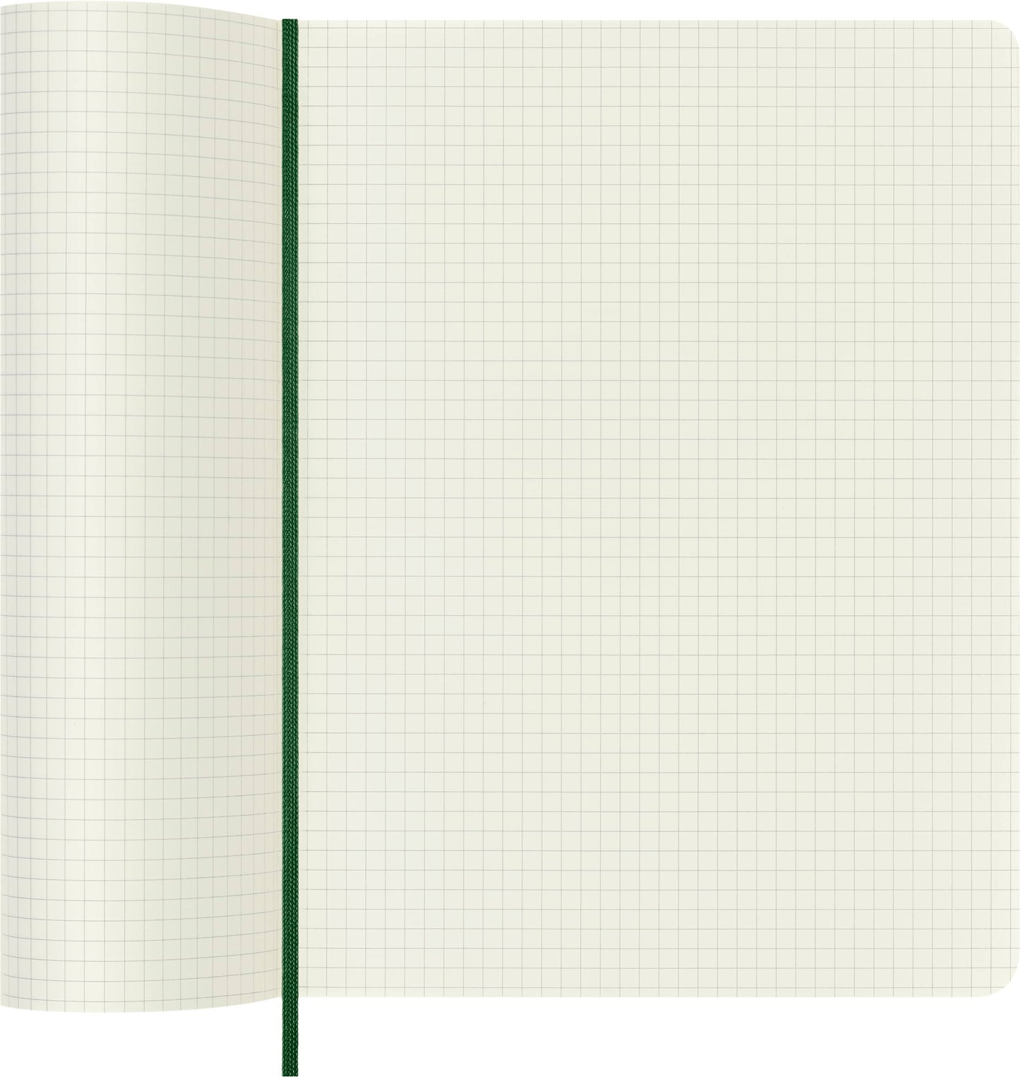 Classic Large Myrtle Green Soft Cover Square Notebook