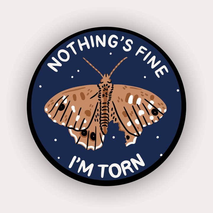 S43 I'm Torn Waterproof Vinyl Sticker