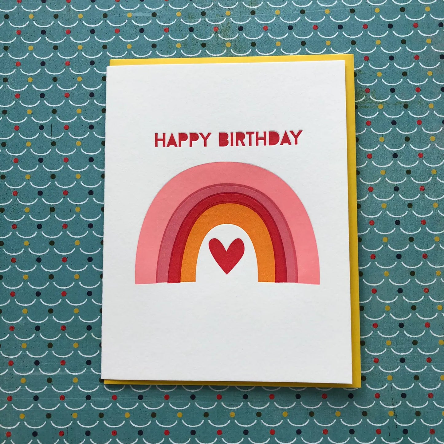 Happy Birthday Rainbow Card