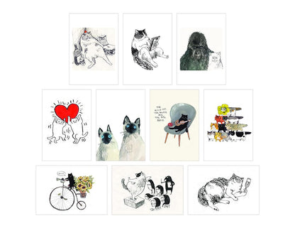 Cat Box Postcard Set