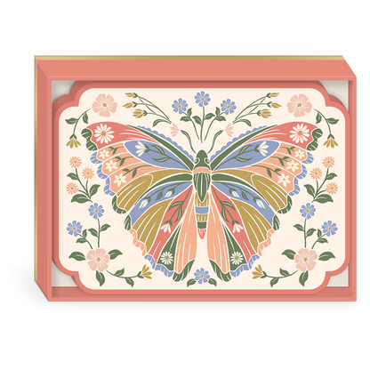 Wildflower Meadow Butterfly Blank Boxed Note Cards