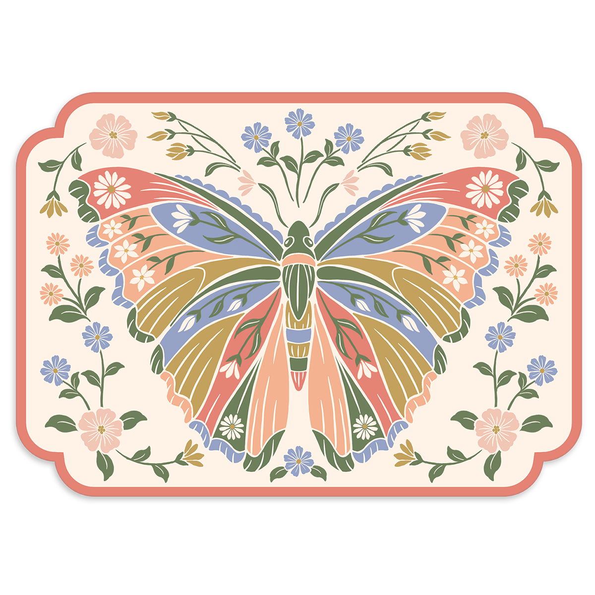 Wildflower Meadow Butterfly Blank Boxed Note Cards