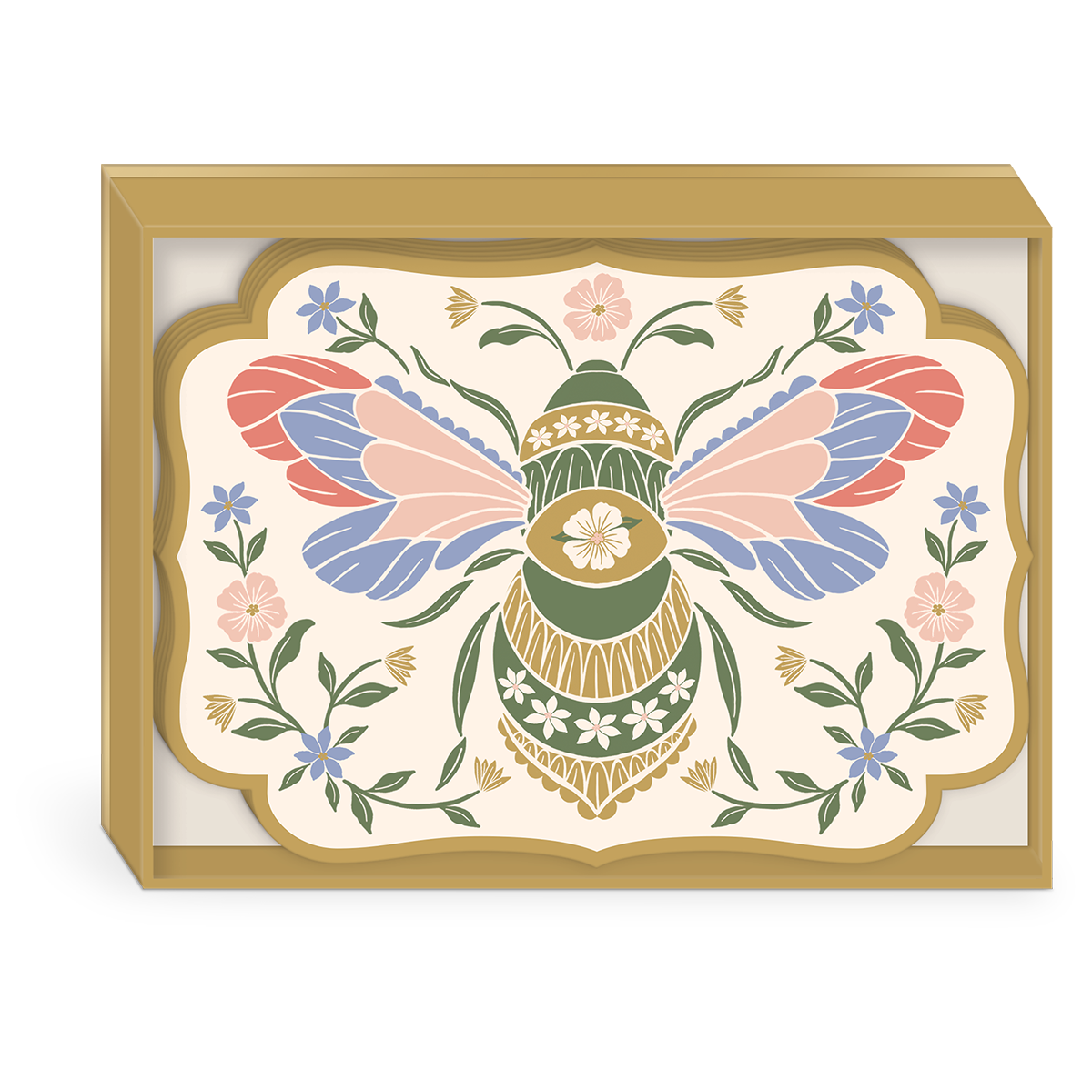 Wildflower Meadow Bee Blank Boxed Note Cards