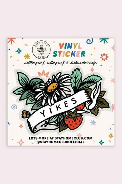 S44 Yikes Vinyl Sticker