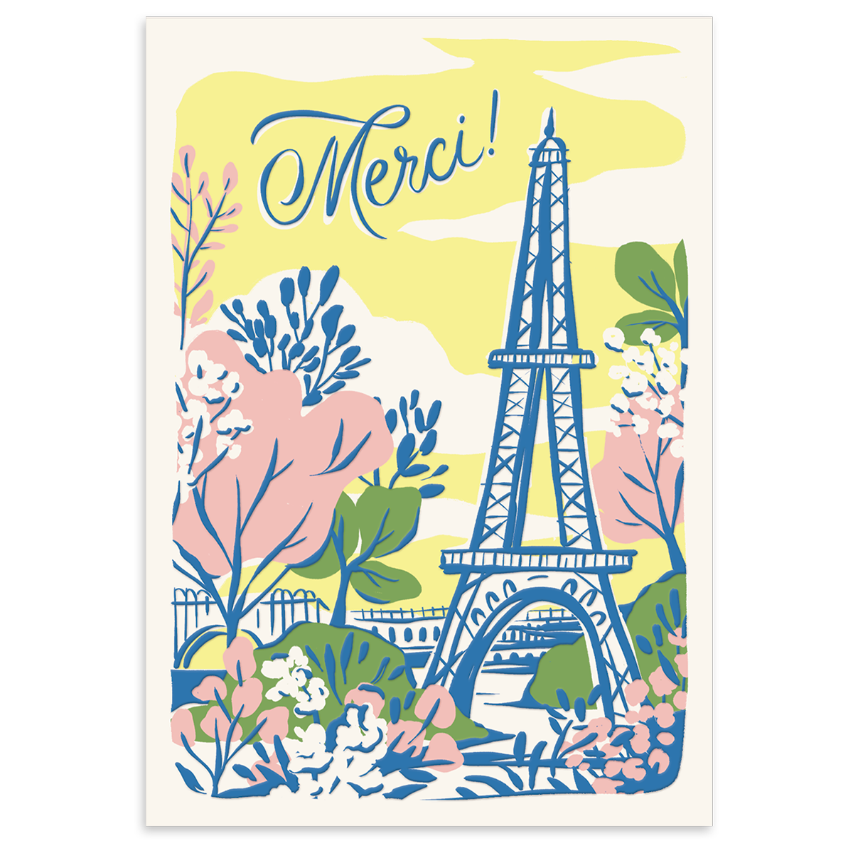 Merci Paris Boxed Thank You Note Cards