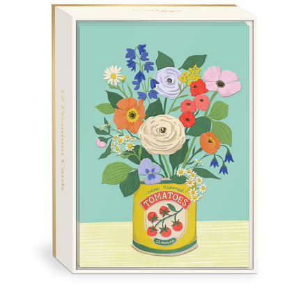 Tomato Bouquet Blank Boxed Note Cards