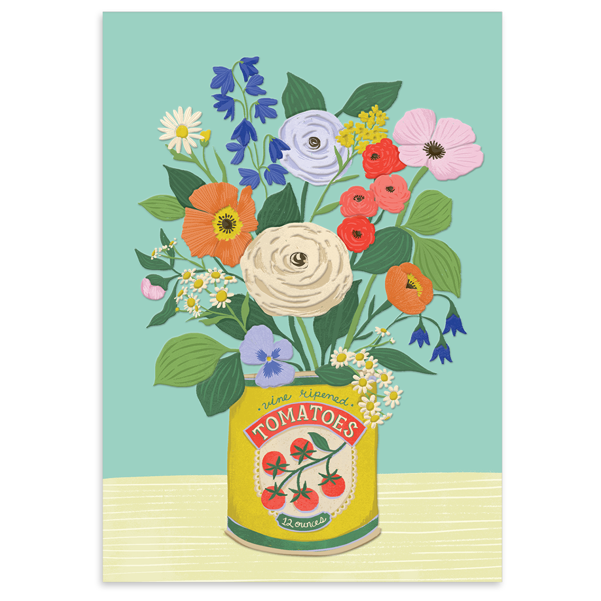 Tomato Bouquet Blank Boxed Note Cards
