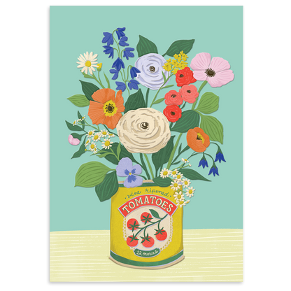 Tomato Bouquet Blank Boxed Note Cards