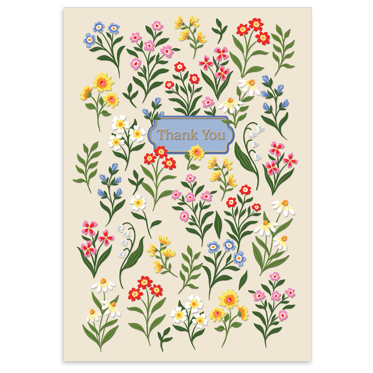 Floral Thank You Boxed Note Cards
