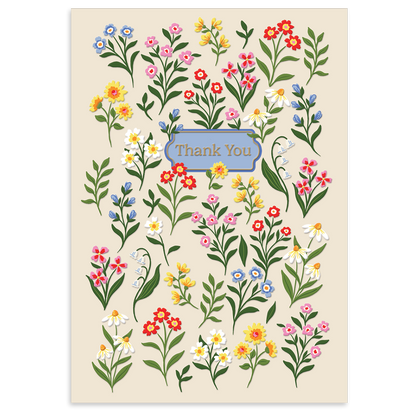 Floral Thank You Boxed Note Cards