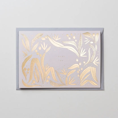 Golden Thank You Card