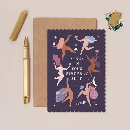 Birthday Suit Birthday Card